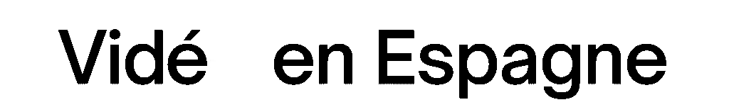 Vidéo en Espagne - logo noir et blanc